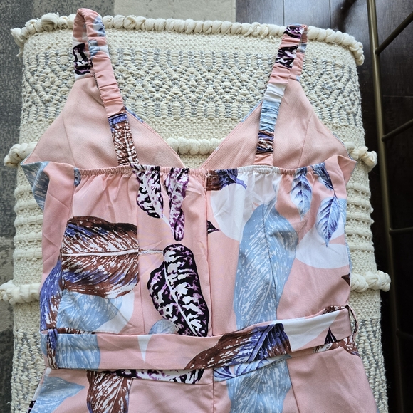 Tropical print jumpsuit - Picture 7 of 12